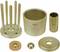A set of specialist metal tools consisting of cylinders and rings of various sizes, engraved with 'AS Tools'.