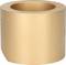 Golden, cylindrical metal ring with a smooth surface.