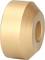 A gold-coloured, cylindrical metal ring with a bevelled edge and a central hole.
