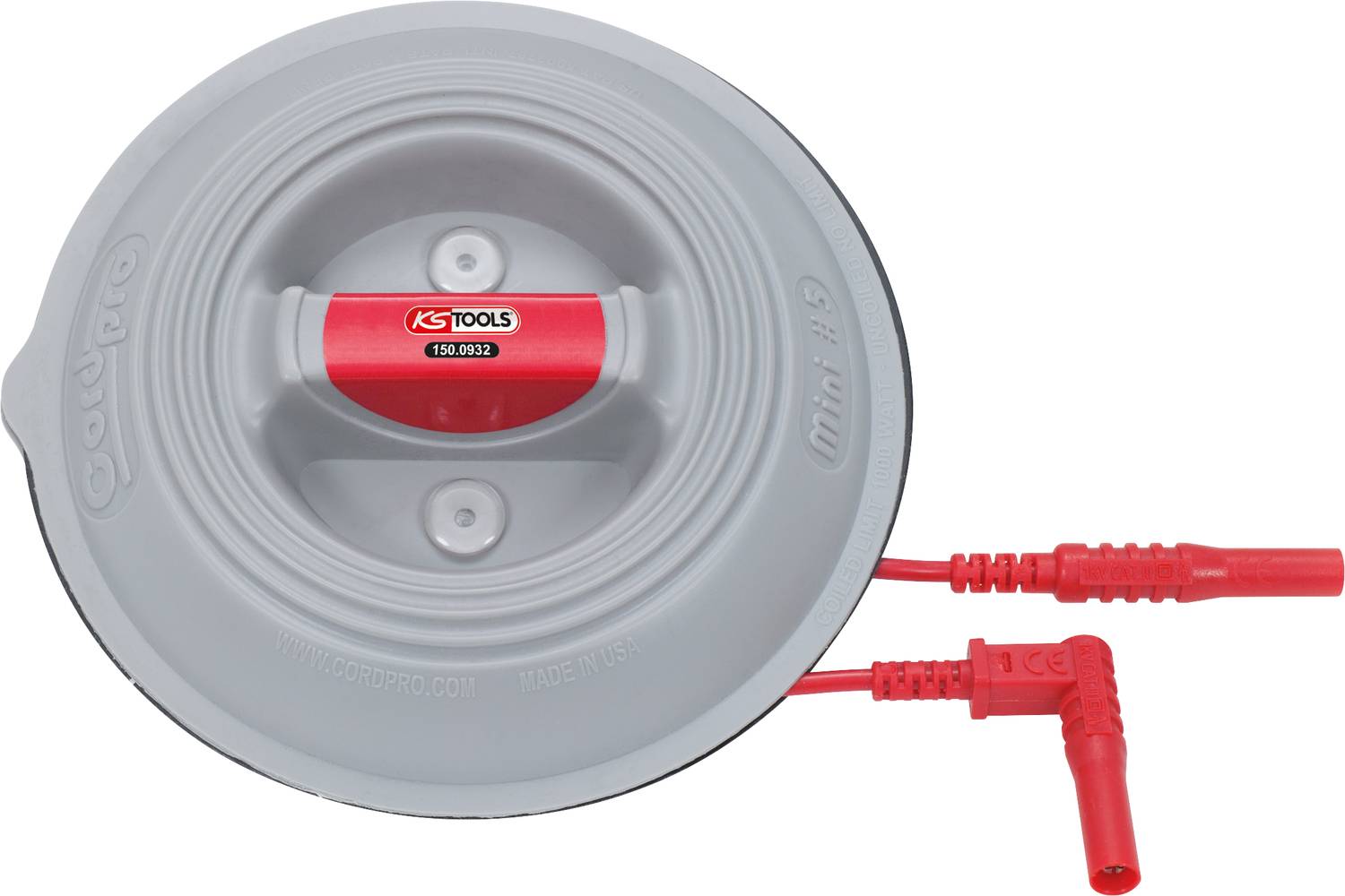 Test lead extension 6,000 mm, red KS Tools 150.0932