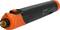 A cordless, orange-black soldering iron with a lithium battery. Label reads '20W max', with CE and recycling symbols.