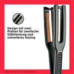 Revlon Double Straight Hair straightener Black