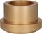 A cylindrical, gold-coloured metal ring with a smooth surface, slightly worn. Used for industrial applications.