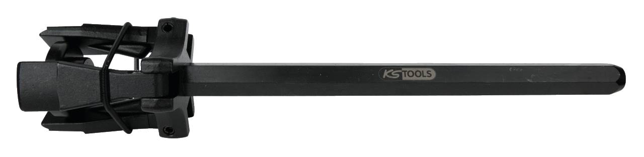 A black drive adaptor from KS Tools with a hexagonal end and robust design, primarily used for mechanical applications.