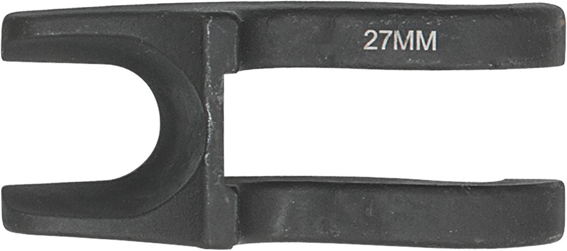 Black adjustable spanner with '27MM' inscription, used for loosening nuts or bolts.