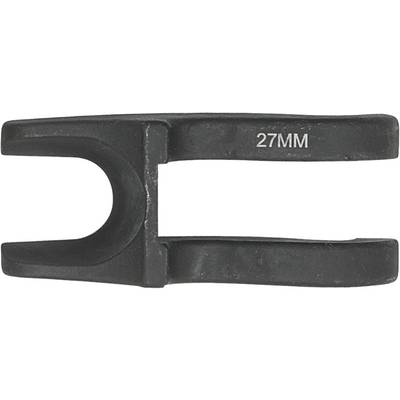 Black adjustable spanner with '27MM' inscription, used for loosening nuts or bolts.