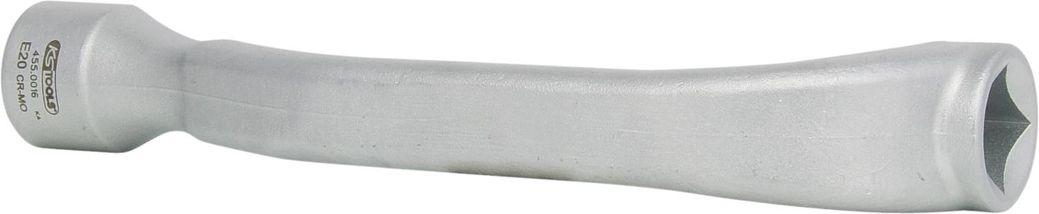 Metal hexagonal socket nut with a rounded end, used for screw work in the automotive sector.<br><br>Note: In British English, this would be a typical technical description of the component, maintaining the precise terminology while using natural phrasing.