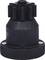 Black mechanical component in cylindrical form with a toothed upper surface, likely part of a larger technical system.