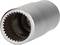 Metal socket attachment, cylindrical, with a toothed inner area. Used for tools such as ratchets or spanners.