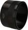 A black, cylindrical tension ring with a ribbed surface and company logo, used in mechanical applications.