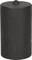 A black cylindrical eraser with a blunt cone at the top.