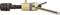 Metal screwdriver bit with two lateral lever arms in close-up.