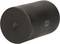 A cylindrical black object with a small protruding point at one end.