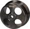 Round metal tool with four large holes, suitable for technical or mechanical applications.
