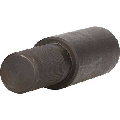 A cylindrical metal piece with threading, possibly a screw joint, used in machinery.