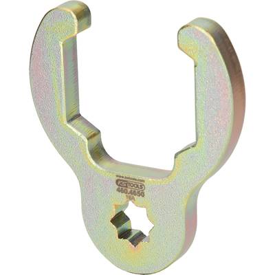 A open ring key attachment with a hexagonal star opening, suitable for special fastening elements or screws.