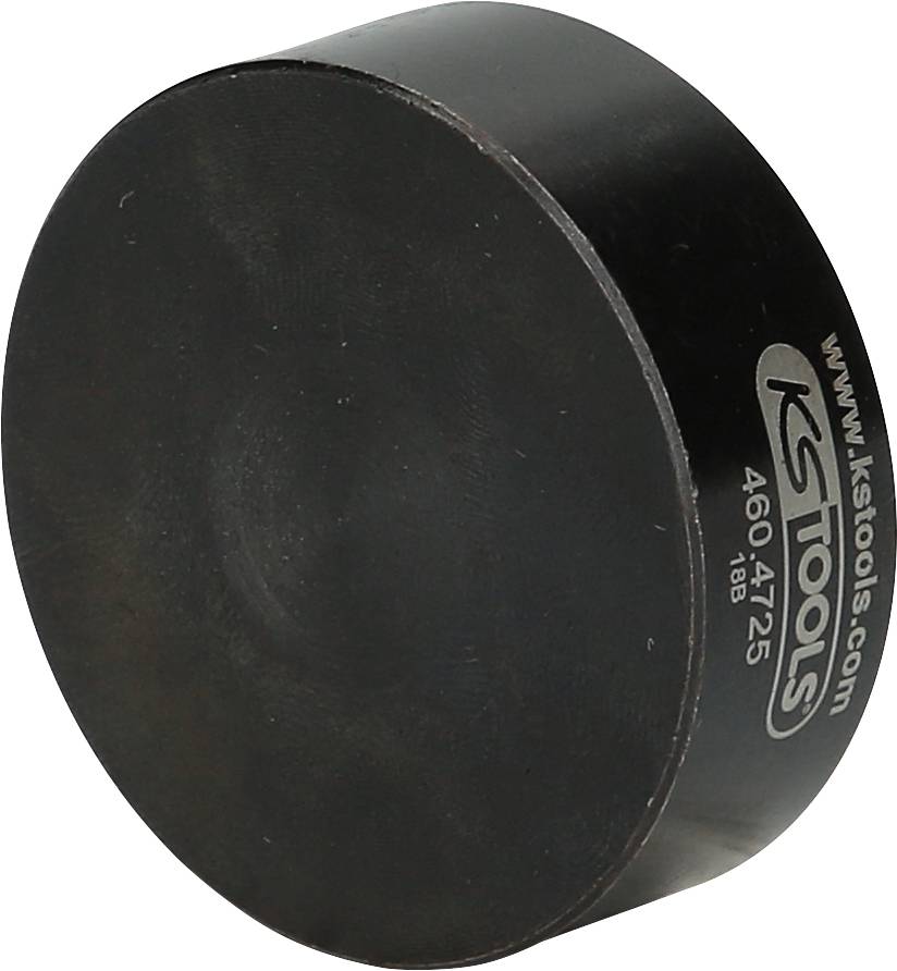 Black cylindrical metal block with the inscription 'KS TOOLS 460.4725'.