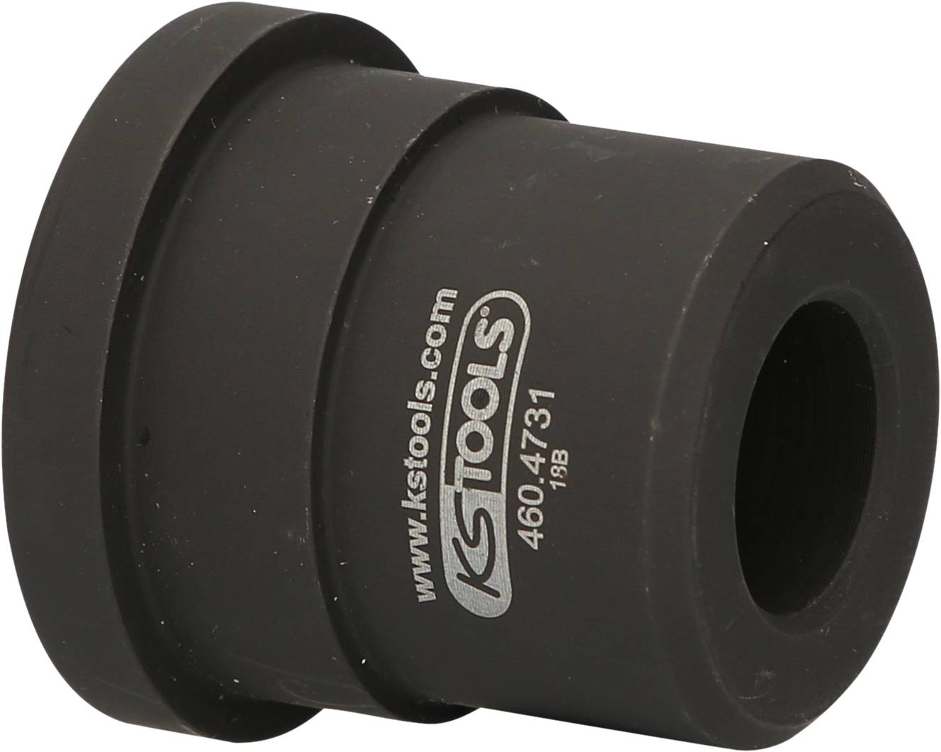 Black round shaft adapter by 'KS Tools' with article number '460.4731'.