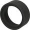 A black, ring-shaped rubber sealing ring.