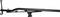 A black, metallic jack arm that belongs to the lifting mechanism of a vehicle repair or maintenance tool.