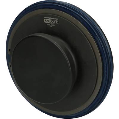 Black lid plate with blue border and the inscription 'kstools.com', product code '460.4956', by KS Tools.