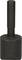 A black, cylindrical plastic handle with a rectangular base, possibly a grip piece or handling tool.
