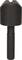 A black drill with a cylindrical shaft and a conical cutting head. Suitable for cutting holes in materials.