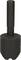 Black, cylindrical metal attachment with a long handle, presumably a tool component or adapter.
