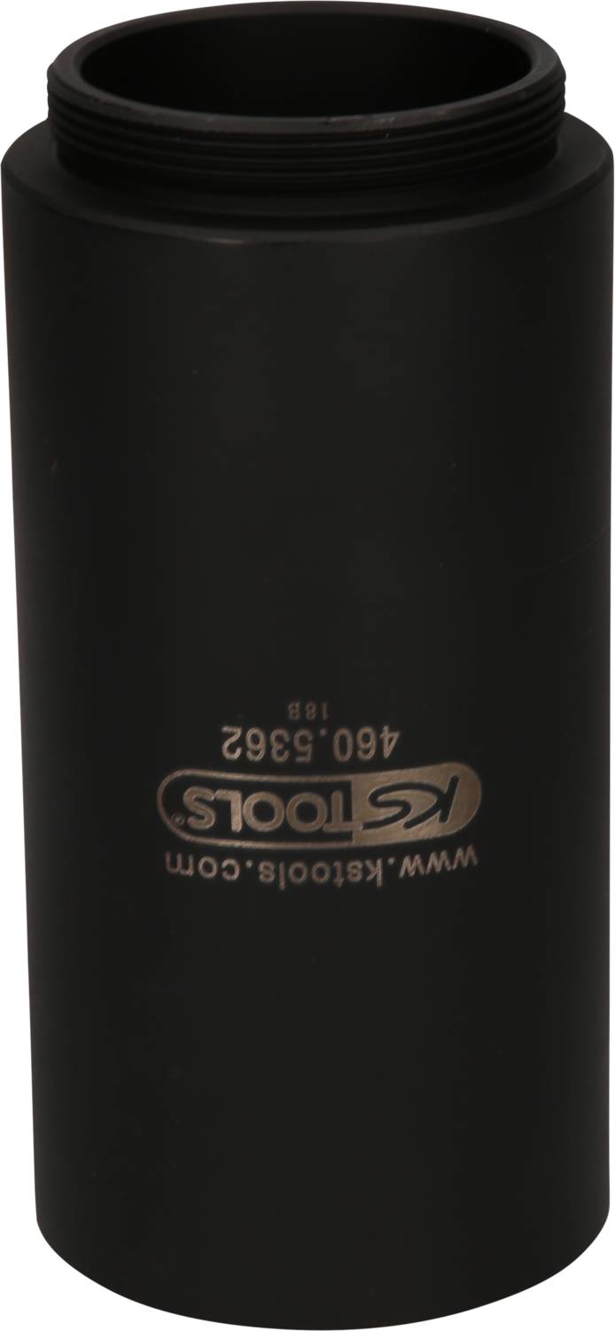 Black cylindrical socket with 'KS Tools' inscription, model number 460.3962, on a dark background.