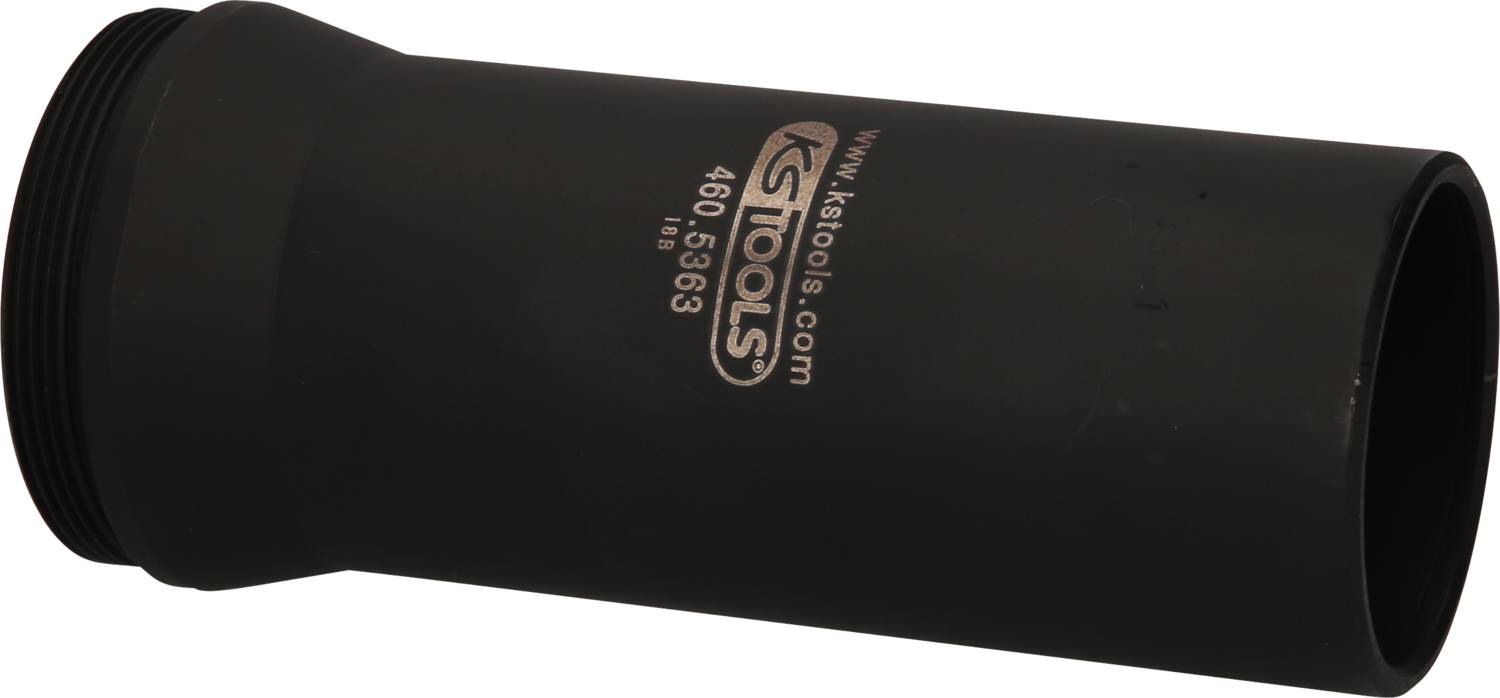A black cylindrical adapter by KS Tools with the inscription 'www.kstools.com 460.5363'.