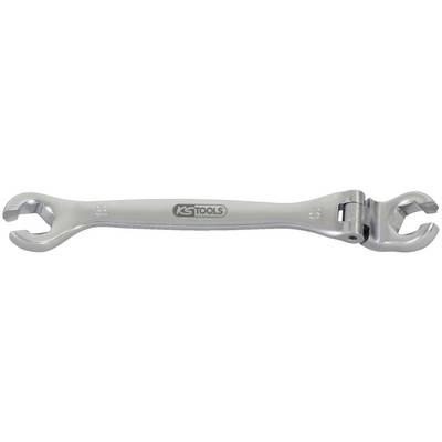 A silver double-ended spanner with the 'KS TOOLS' logo in the centre of the handle.