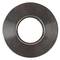 Circular, flat metal disc with a central hole, similar to a washer. Smooth, polished surface.