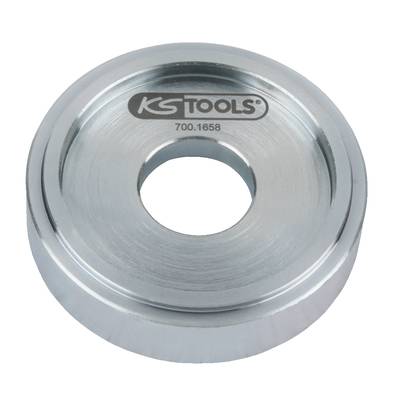 A silver ring key attachment with the inscription 'KS Tools 700.1658'.