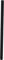 Black cylindrical object, likely a pen or tube, on a white background.
