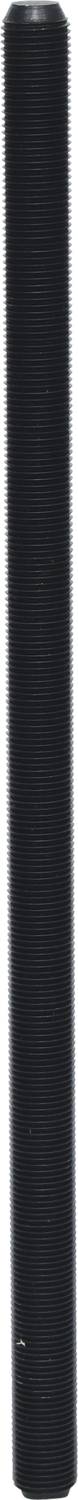 A long, black cylindrical form, possibly a roll or a tube, against a neutral background.