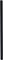 A long, black cylindrical form, possibly a roll or a tube, against a neutral background.