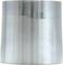 Metal cylinder, silver-grey and shiny, with a homogeneous surface.