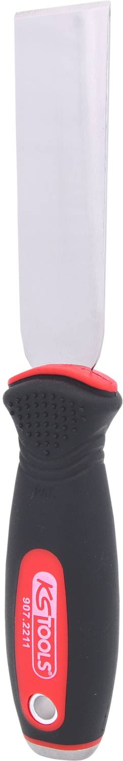 Metal scraper with a black handle and red print of 'KS Tools'. Used for smoothing or removing materials.