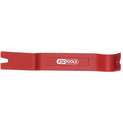 Red plastic wedge with 'KS Tools' logo, used for releasing trim components during vehicle repairs.