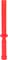 A red, elongated plastic toy sword.