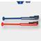 Two tow hooks, one blue and one red, lie side by side. They are designed for vehicle maintenance, specifically for Ford and GM.