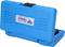 Blue tool case with 'BRILLIANT TOOLS' logo, closed, manufactured from plastic.
