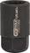 Black hexagonal impact socket with 'KS Tools CR-MO' marking. Cylindrical shape, suitable for bolt fastening.