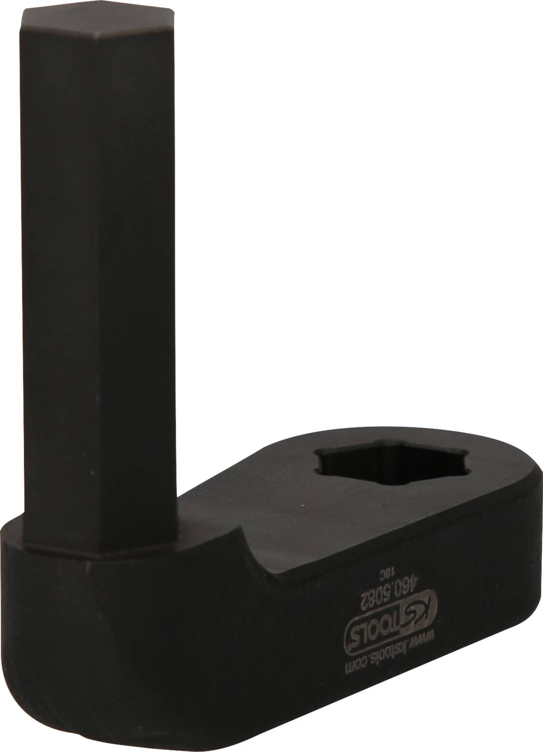 Black, hexagonal tool with a rectangular base, 'KS Tools' lettering visible. Used for precise assembly work.