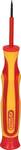 Precision screwdriver with insulation for slotted screws, 1.8mm