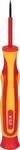 Precision screwdriver with insulation for slotted screws, 1.8mm