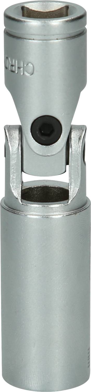 Metallic Universal Joint Socket Adaptor, allowing angle adjustment when tightening screws. Perfect for hard-to-reach locations.