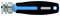 Screwdriver with a black handle and blue line, silver metal end, suitable for specialist fastenings.