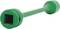 Green percussion tool with a square opening and round handle, designed for power transmission when turning tools.