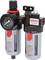 Compressed Air Maintenance Unit with Pressure Gauge, Regulator and Oil Lubricator. Brand: KS Tools. Measurement scale is clearly readable, Article Number: 515.3355.
